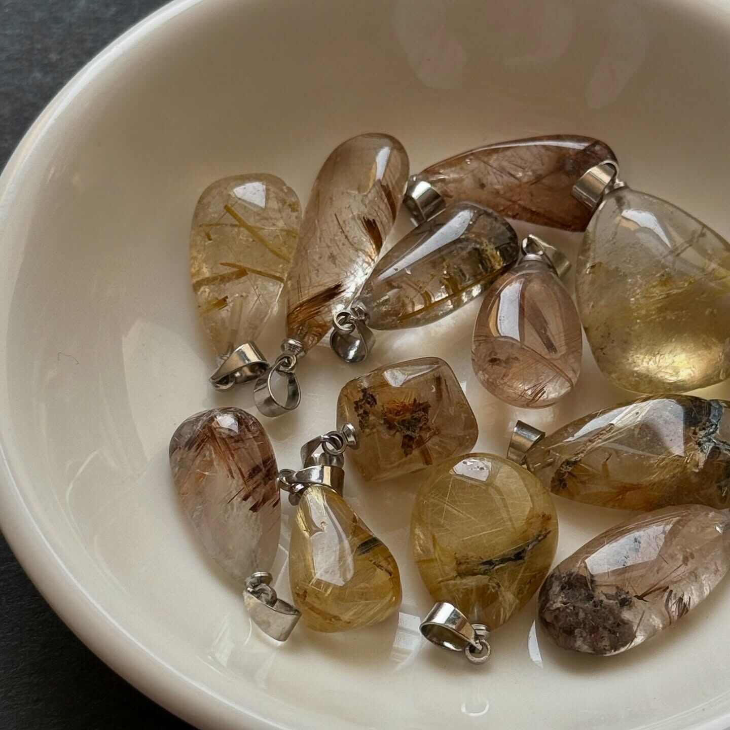 [原石] 鈦髮晶 項鍊吊墜