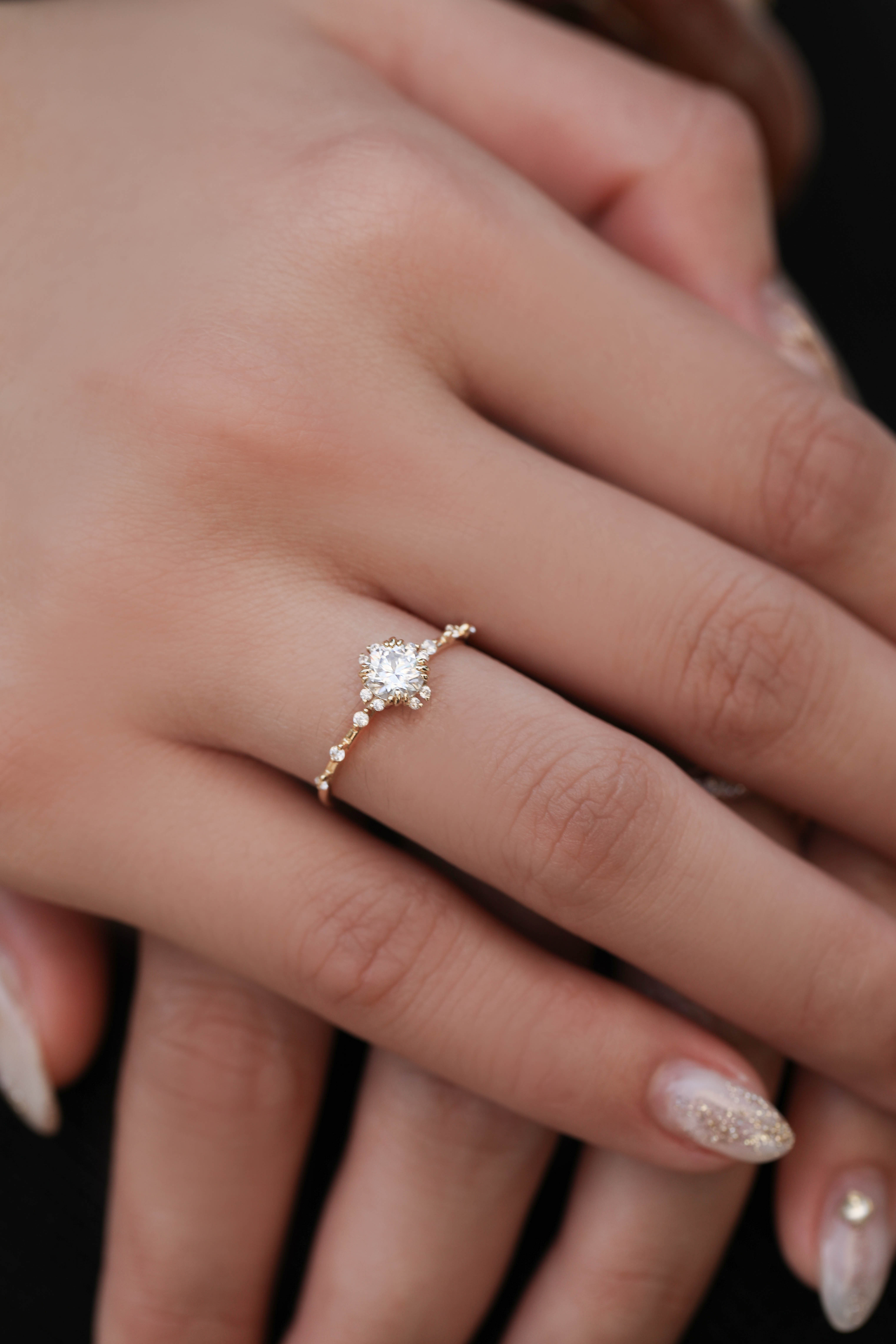 おれんじ18k 0.64カラット指輪12月25日で削除します FLORA - RING - C.H. Jewelry