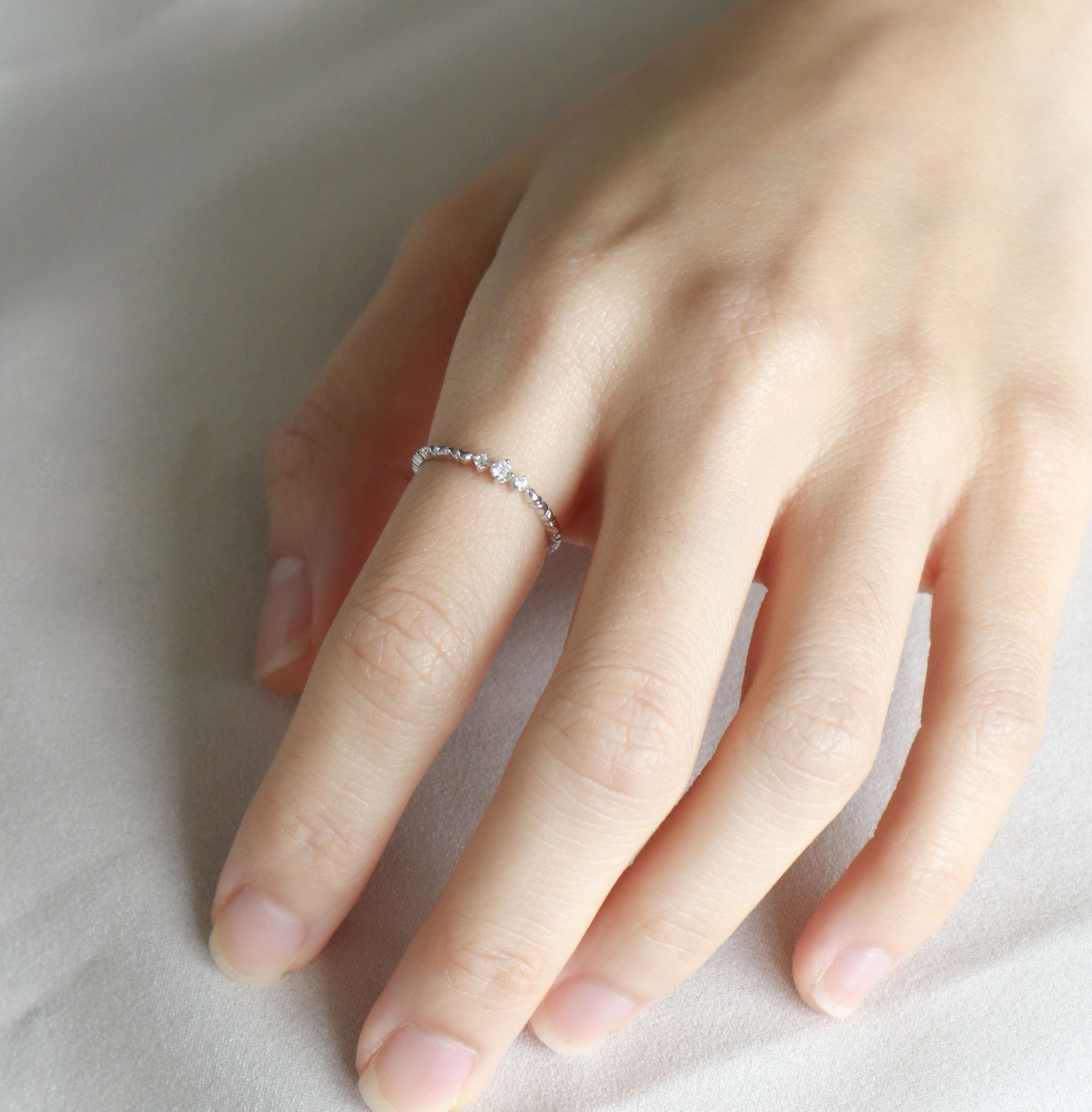 Silver/盛放純夢戒指