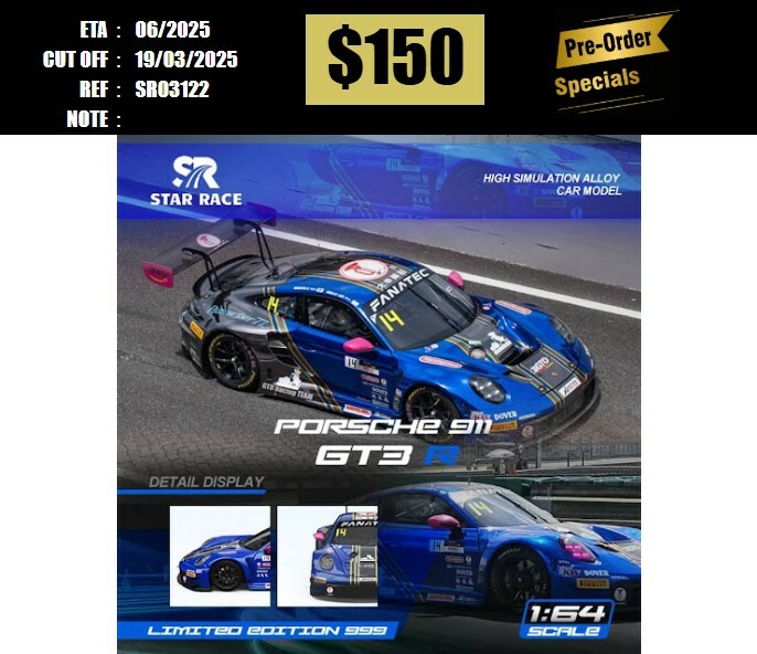 PO-$150 * STAR RACE * 1:64 992 GT3 R #14 [OD12/03]