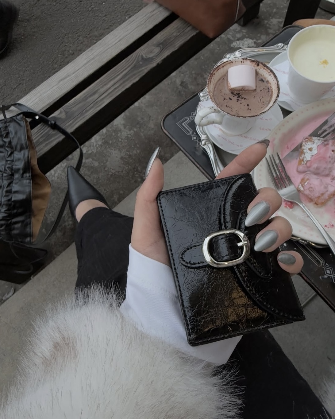 FENNEC) BIBI ACCORDION POCKET - BLACK FENNEC) BIBI ACCORDION POCKET - BLACK