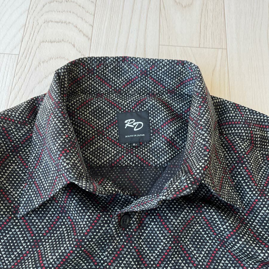 RD日本製黑綠色菱形格紋襯衣