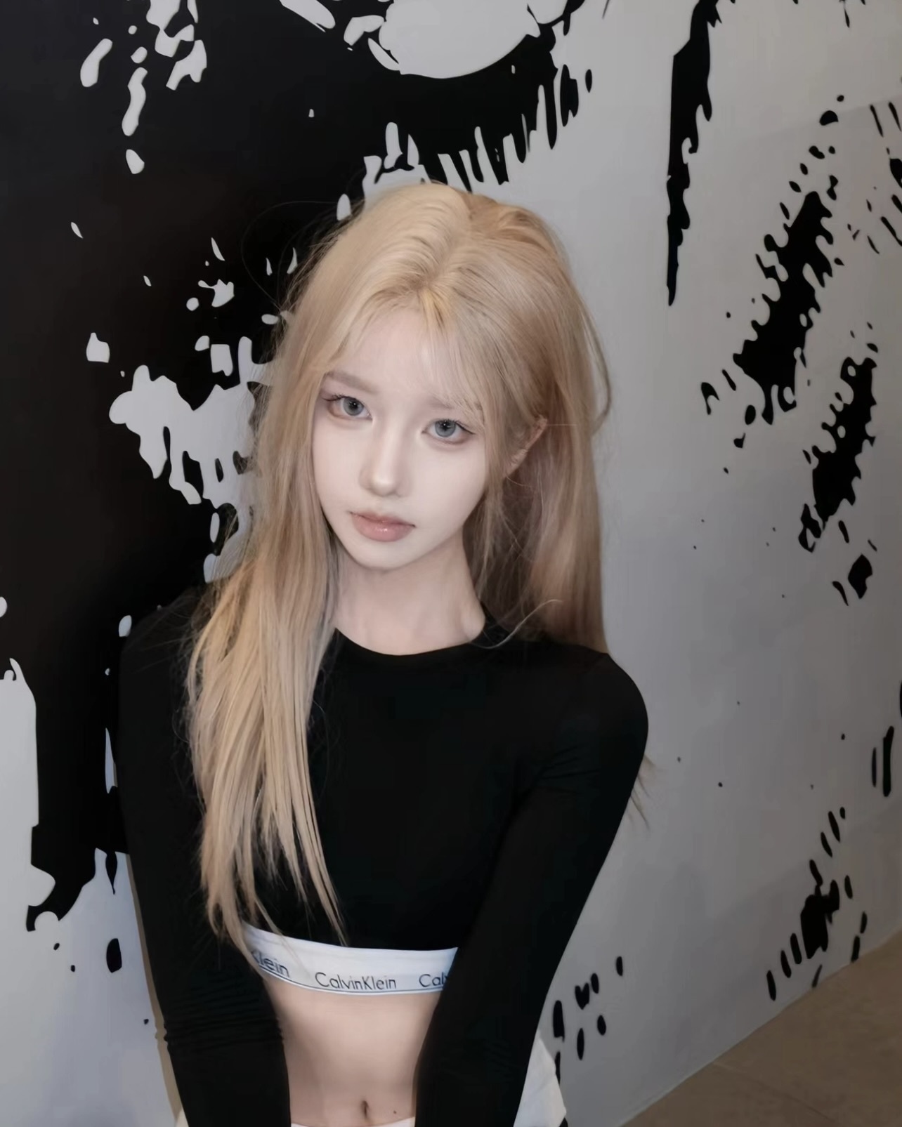 Calvin Klein CK Modern Cotton 有墊 短版 長袖 黑 白 灰