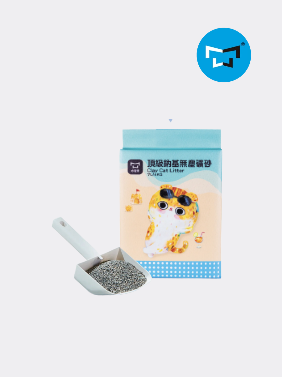 【水魔素】頂級鈉基無塵礦砂｜除臭貓砂