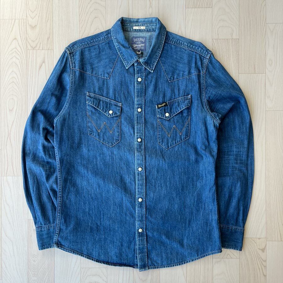 Wrangle古著牛仔襯衣