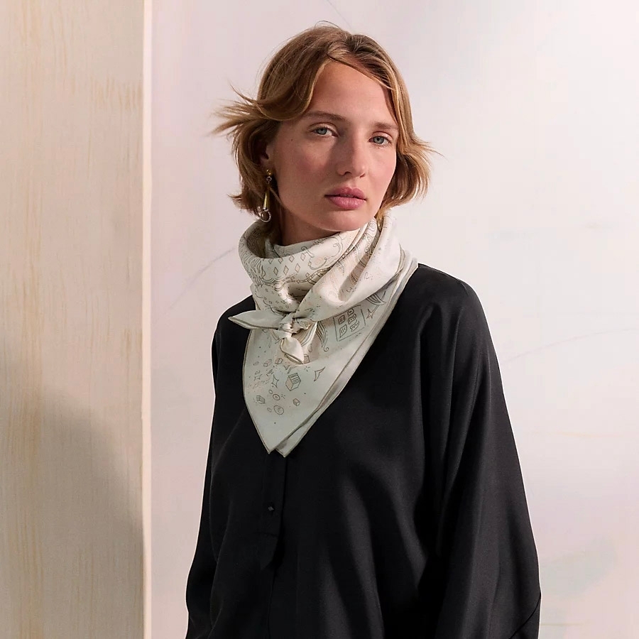 Hermes Silk Scarf 90