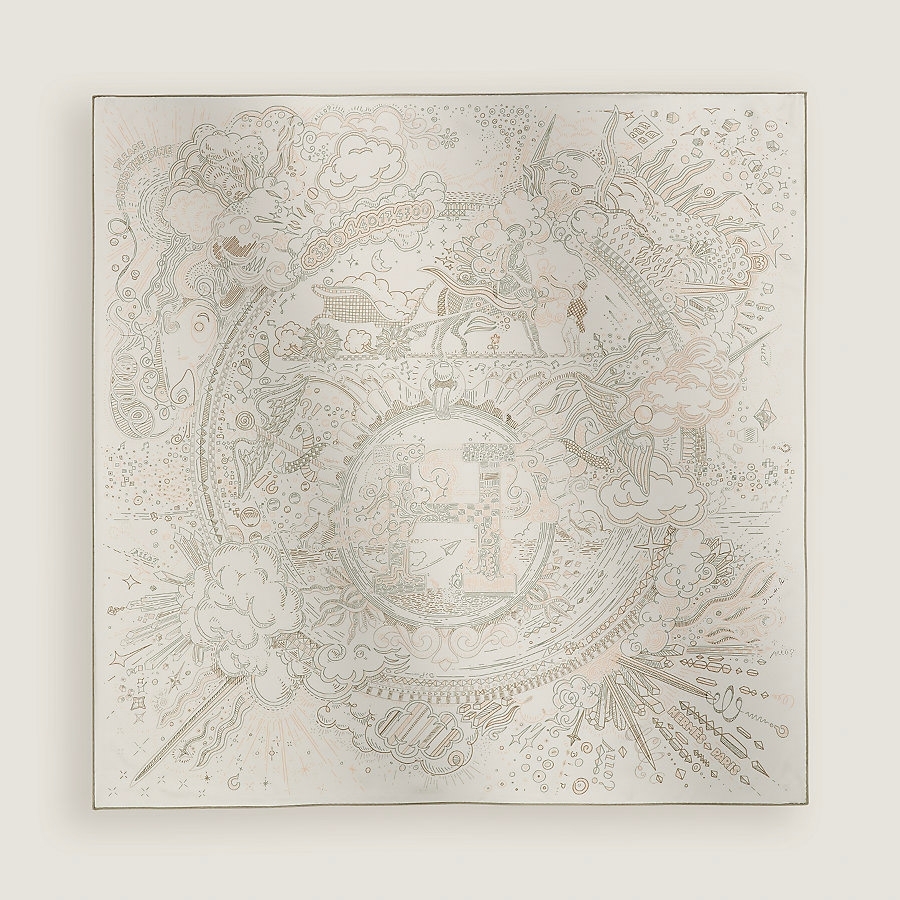 Hermes Silk Scarf 90
