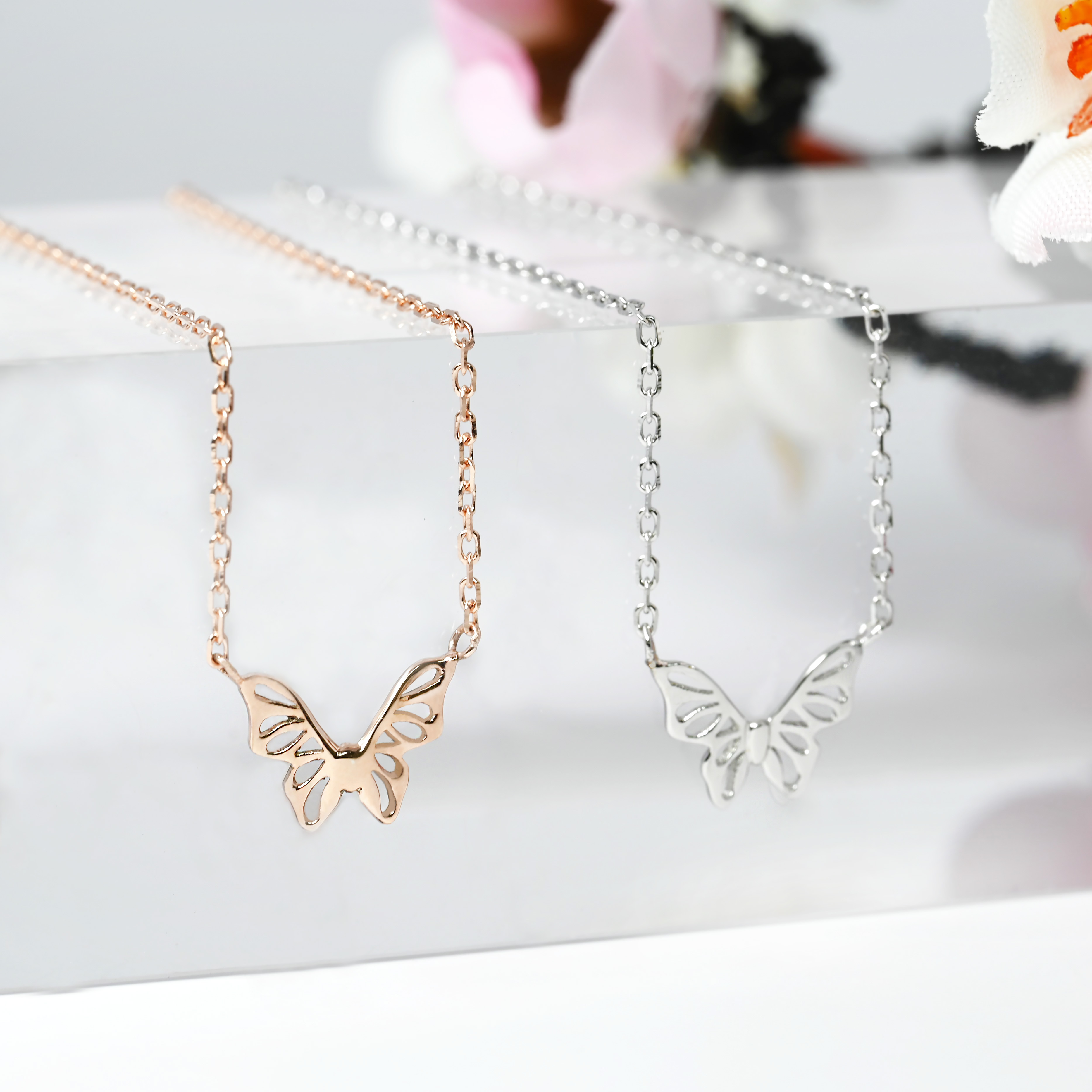 翩翩起舞 純銀項鍊