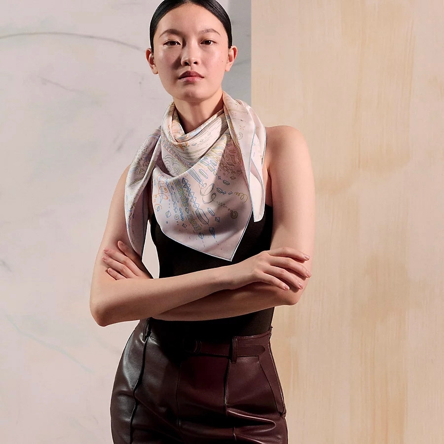 Hermes Silk Scarf 90