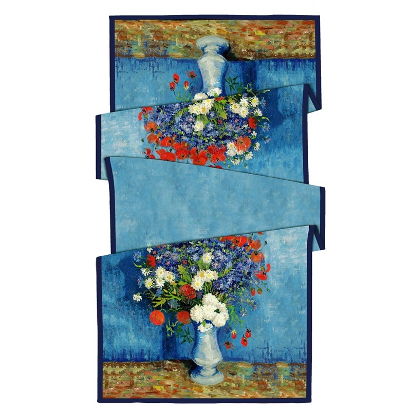 藝術名畫長絲巾