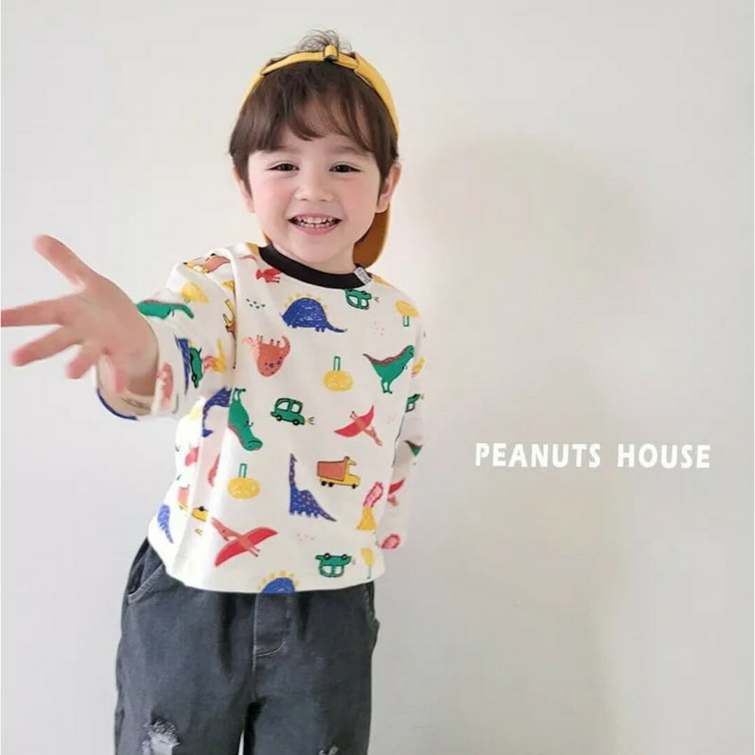 韓國 Peanuts - 25春 滿版恐龍上衣