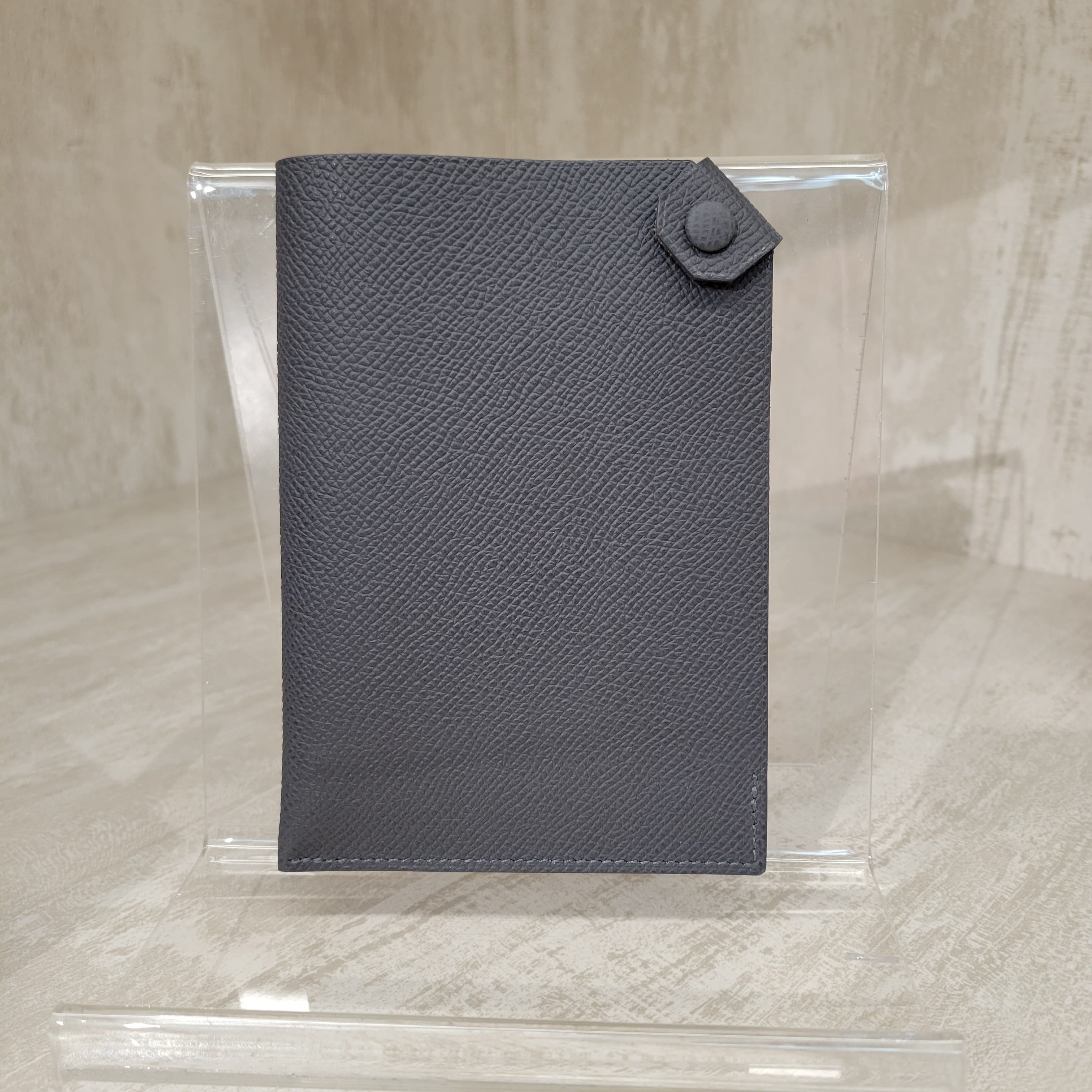 HERMES PASSPORT HOLDER 85 ARDOISE 石板灰