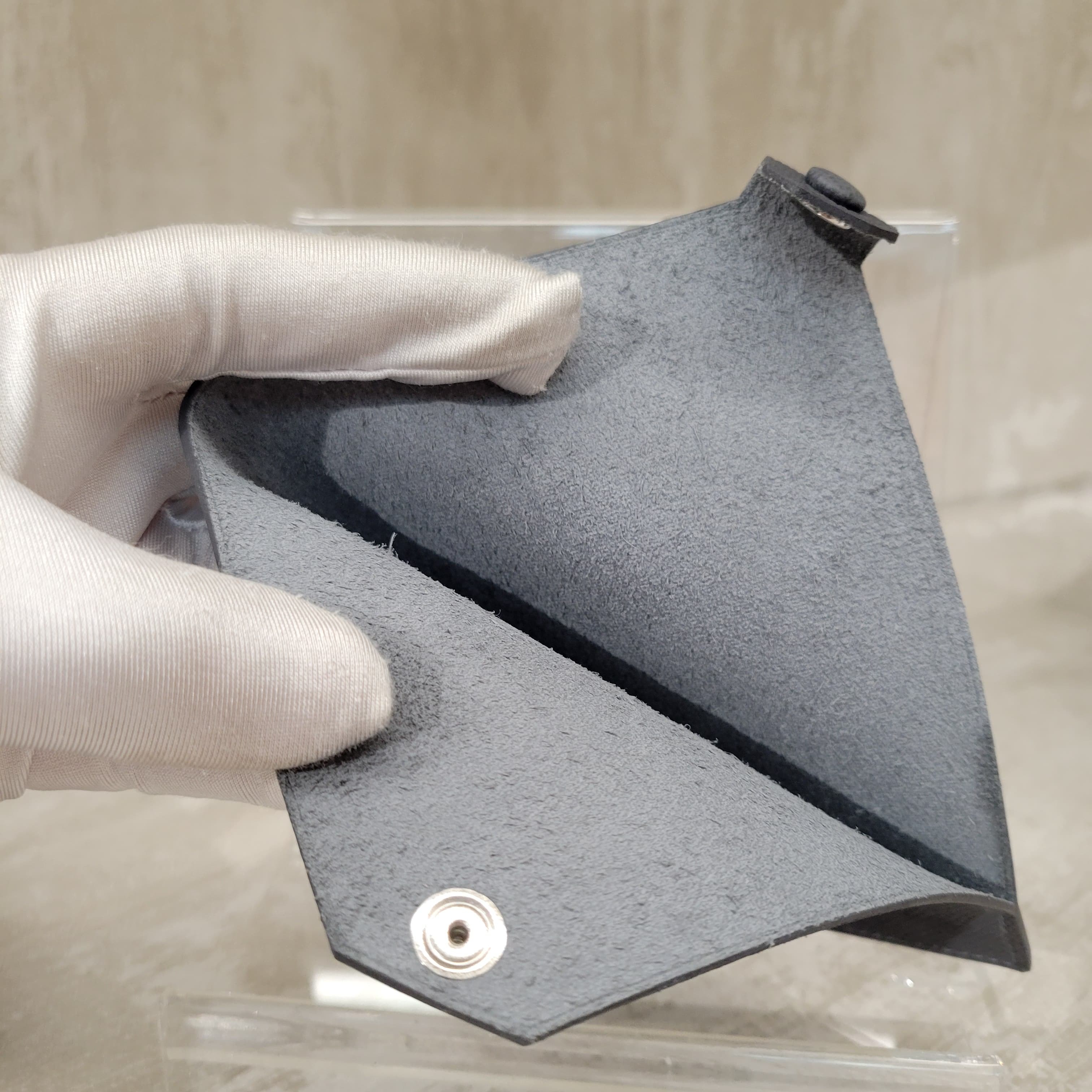 HERMES PASSPORT HOLDER 85 ARDOISE 石板灰