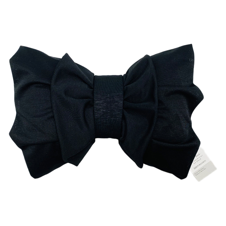 TP 蝴蝶結造型靠枕/黑 25.5×35×8cm