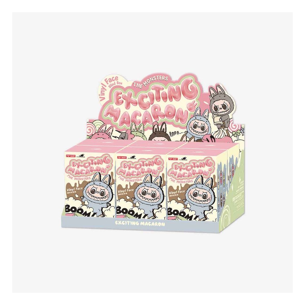 POP MART THE MONSTERS 心動馬卡龍搪膠臉盲盒