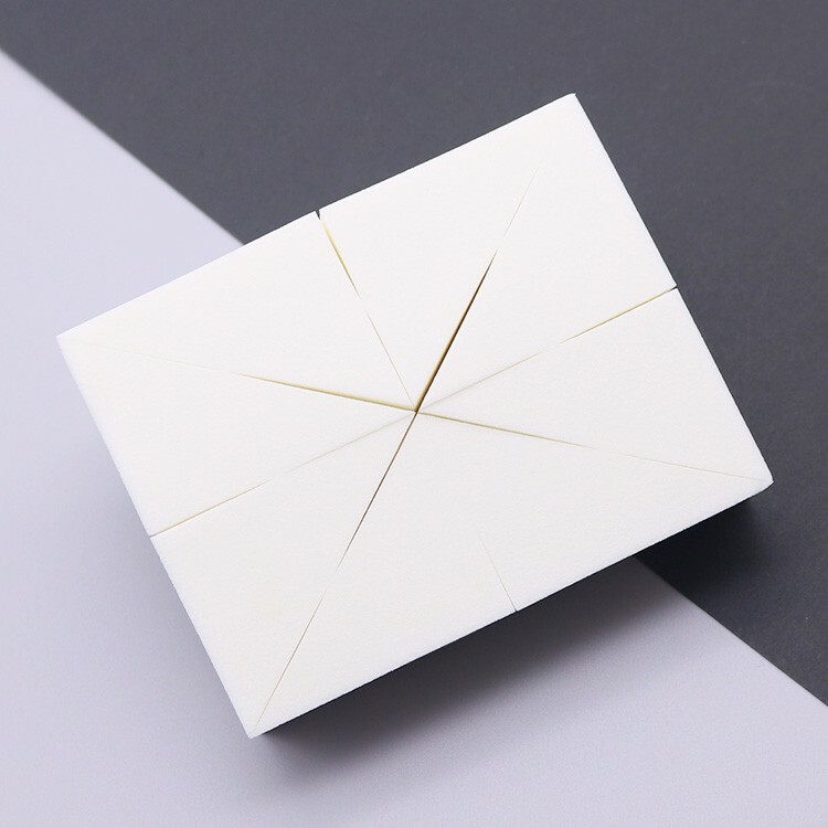 8切片三角粉撲海綿