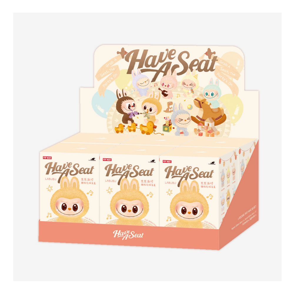 POP MART LABUBU THE MONSTERS Have a Seat SERIES 盲盒