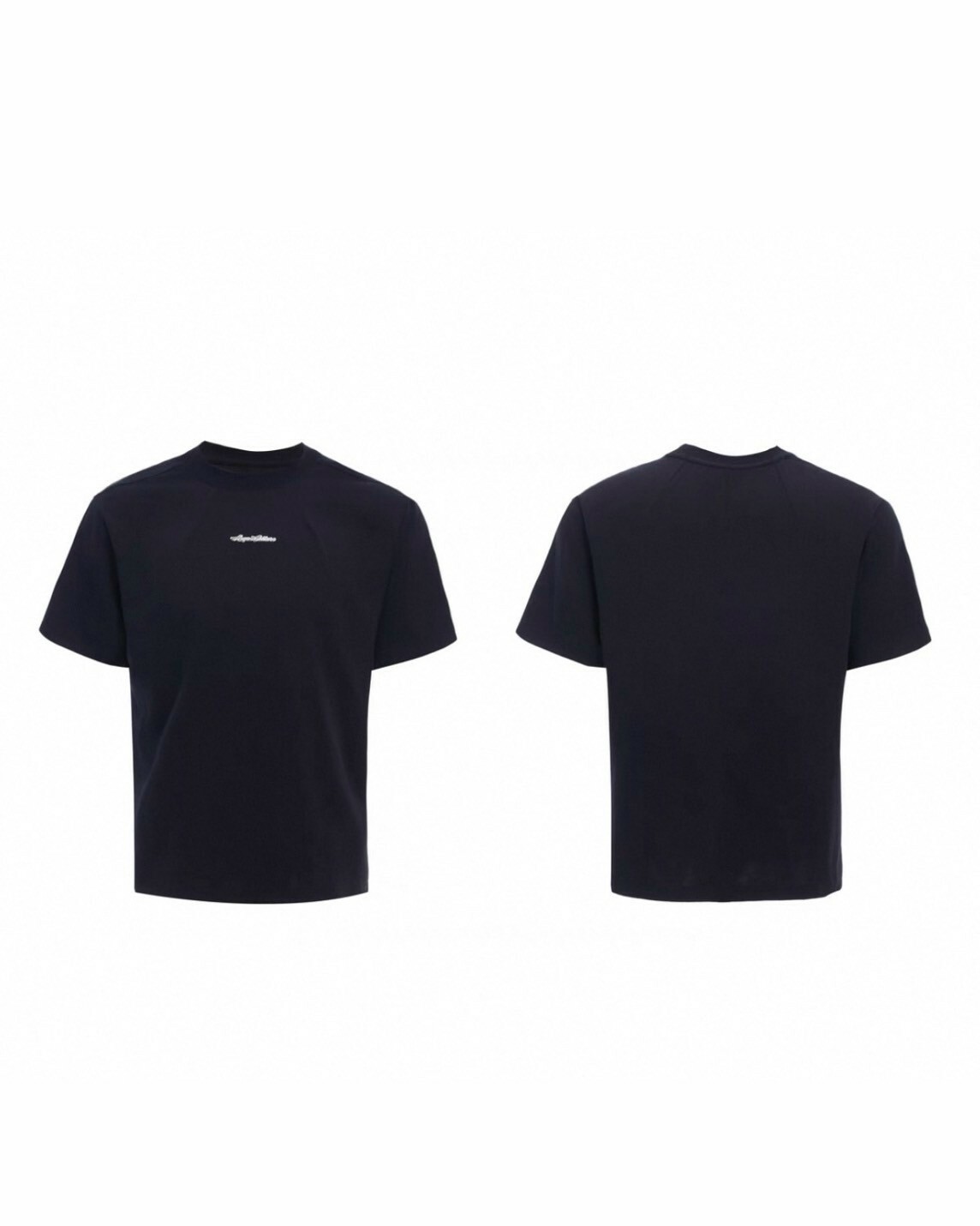 ARGUE  Boxy重磅 純色 圓領 上衣 #短袖