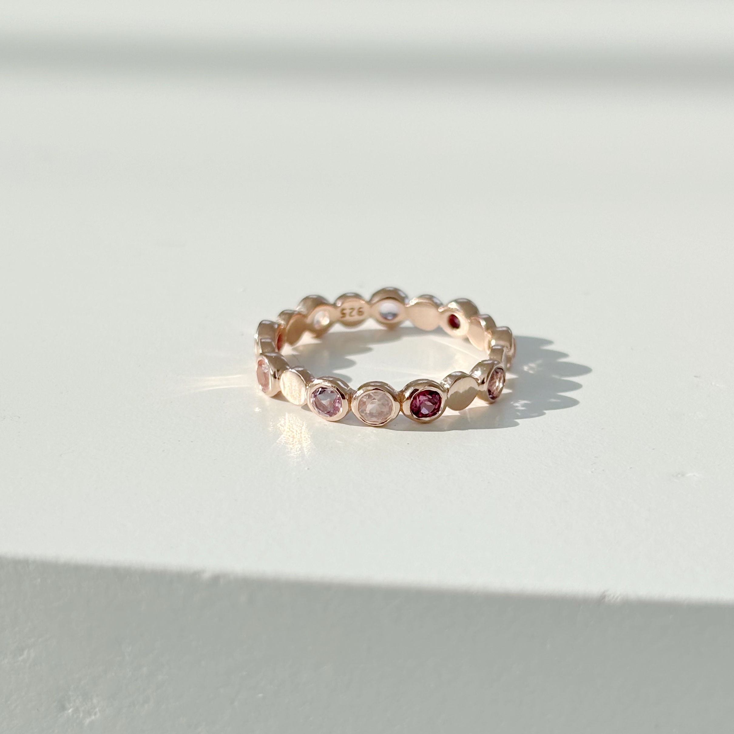 HaloFlow紅色系寶石戒指