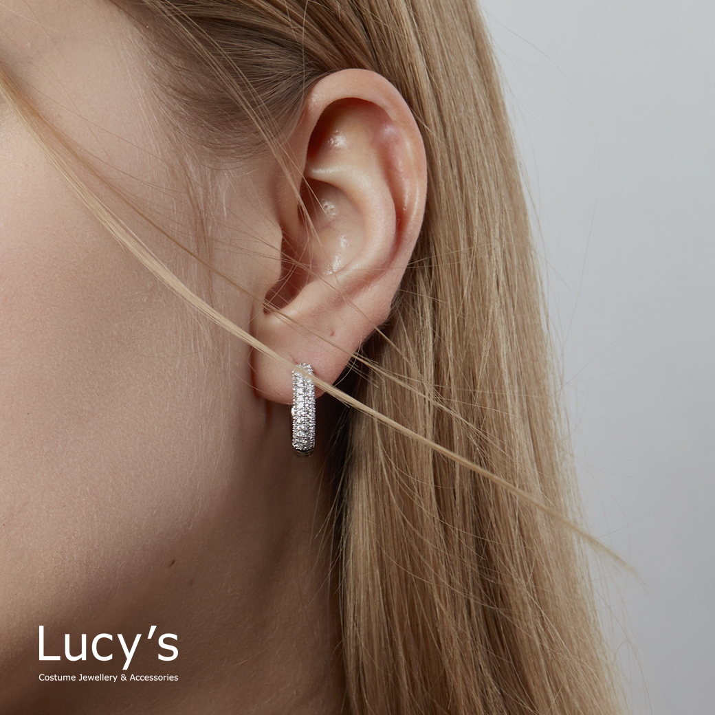 閃耀鑽影 易扣耳環 (二色) (121277/121278)