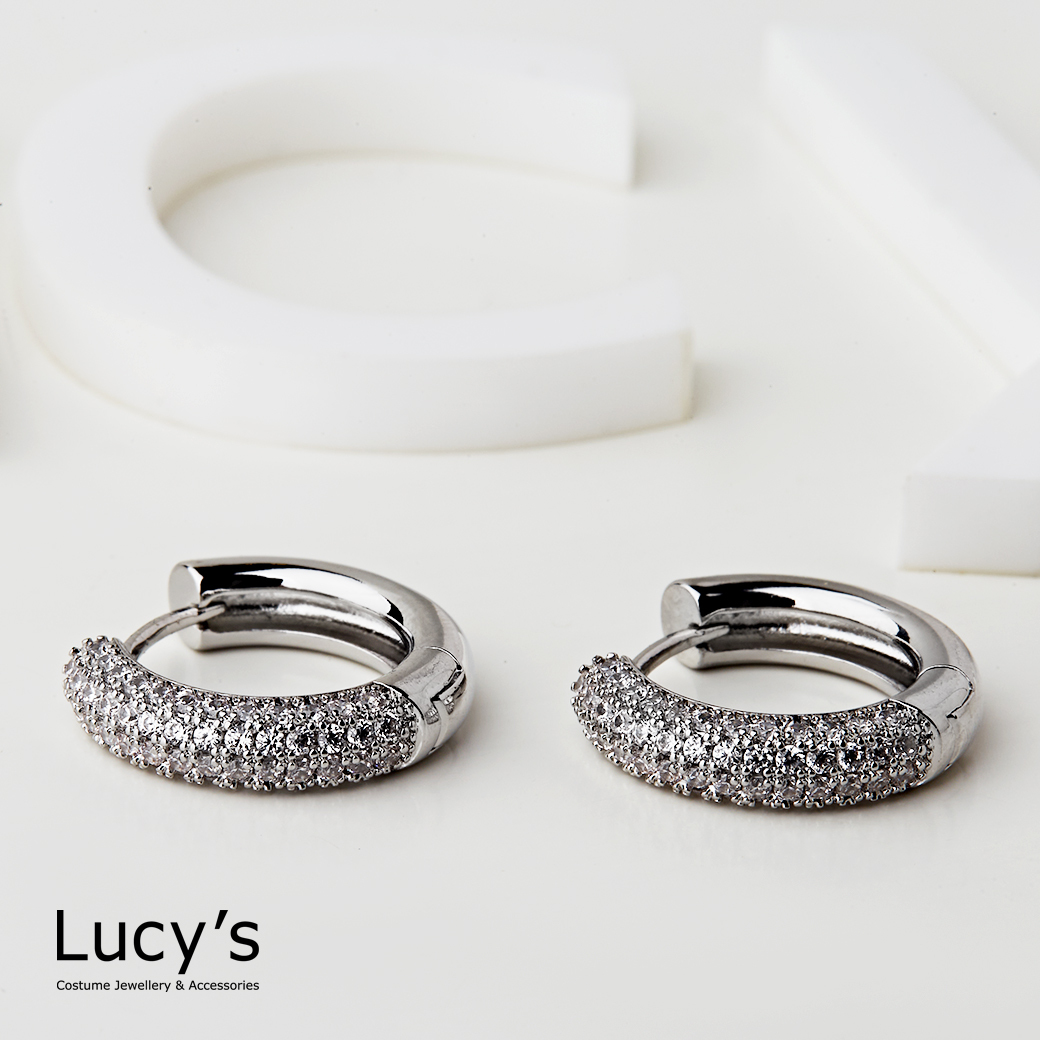 閃耀鑽影 易扣耳環 (二色) (121277/121278)