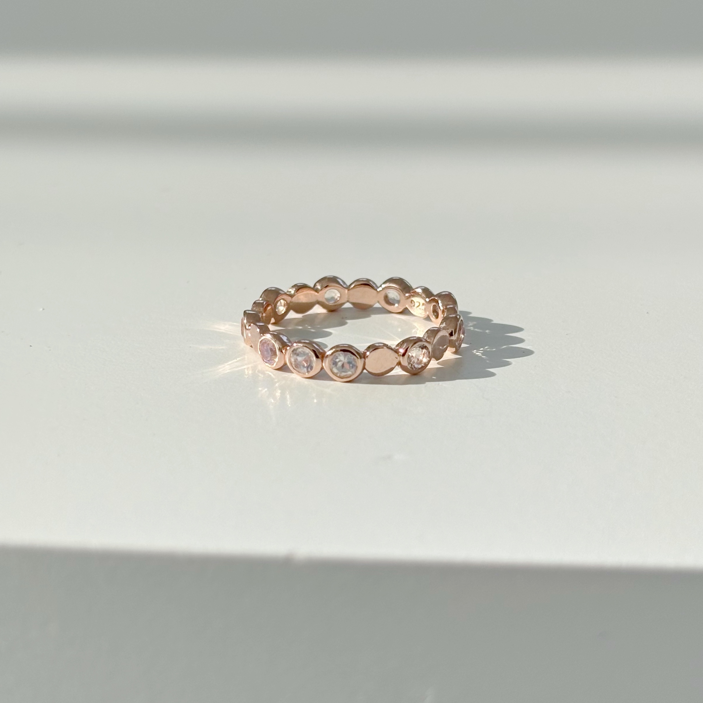 HaloFlow月光石戒指