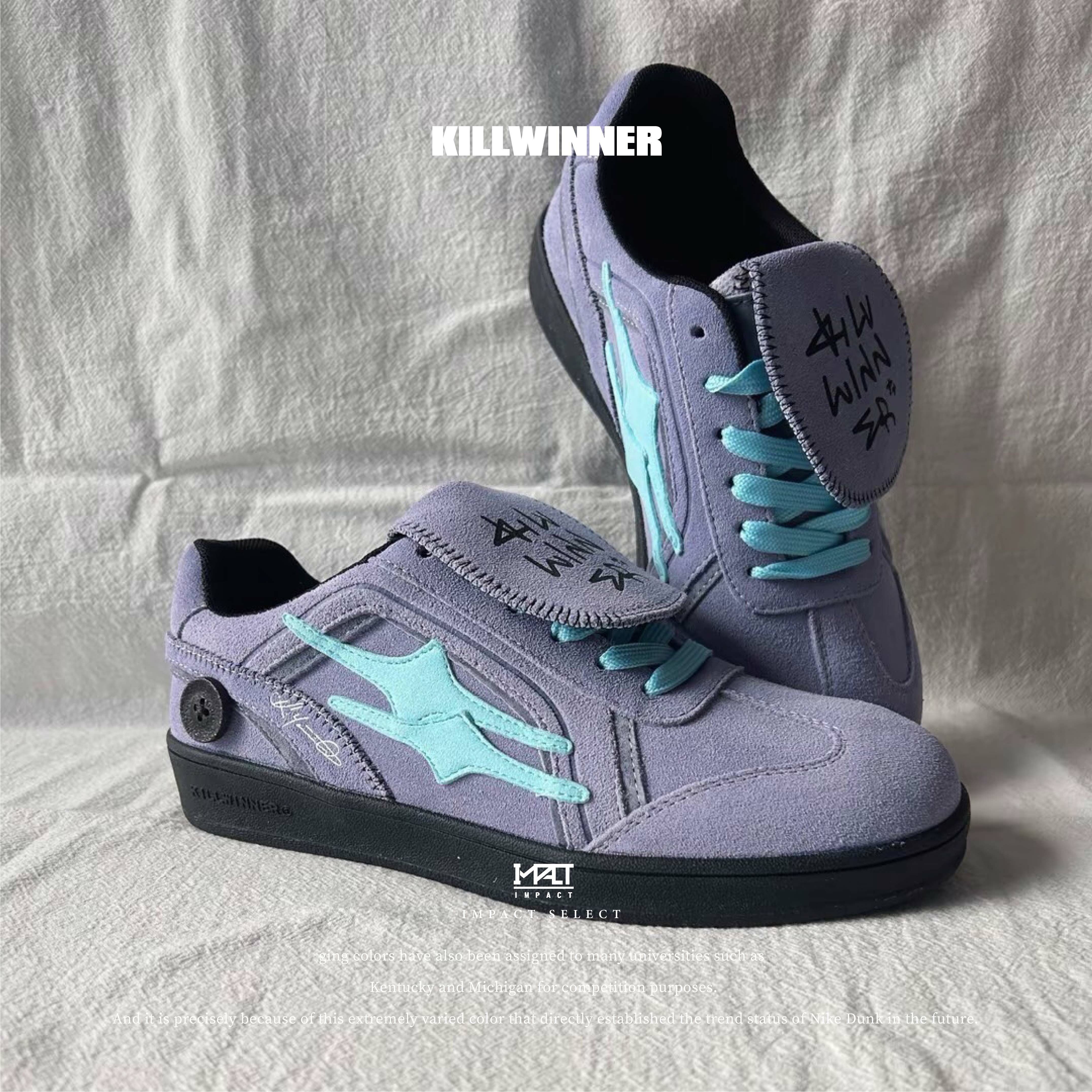 Killwinner 芋頭紫 蒂芬妮藍 麂皮 復古鞋 德訓鞋 KWDX040301