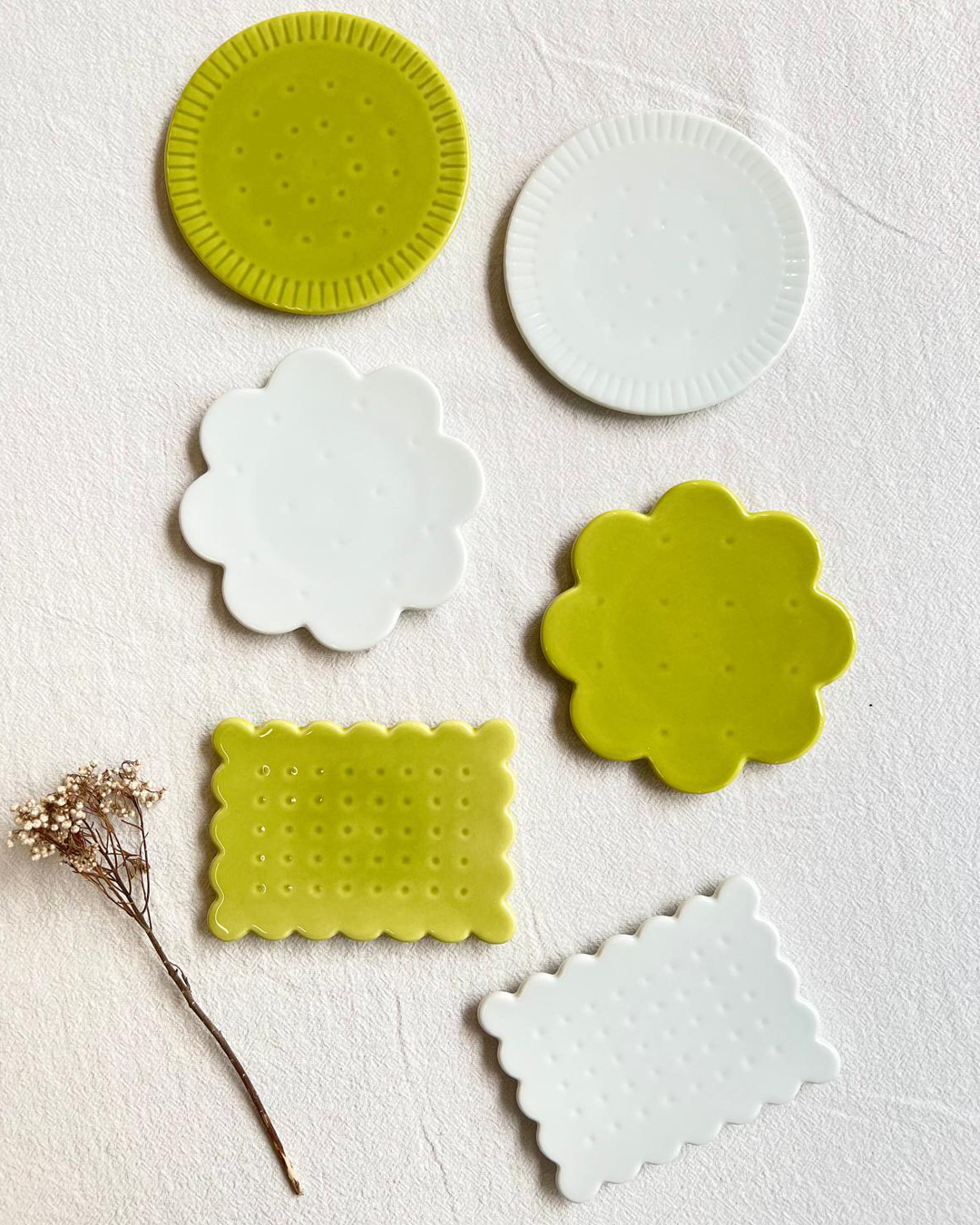 餅乾小平碟(3款)｜波佐見燒