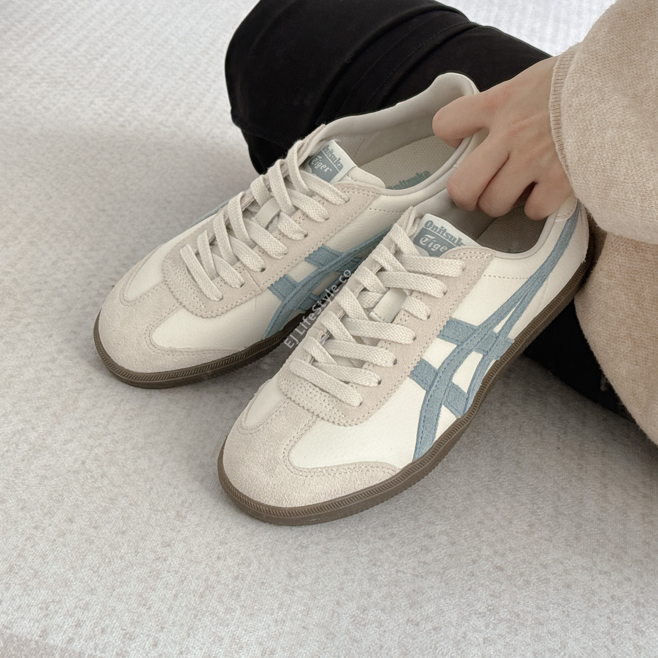Onitsuka Tiger Tokuten 鬼塚虎德訓鞋焦糖底寶寶藍淡藍1183C086-104 Onitsuka Tiger Tokuten 鬼塚虎德訓鞋焦糖底寶寶藍淡藍1183C086-104