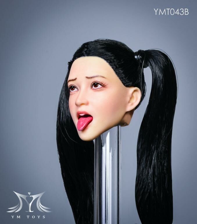 YMTOYS 1/6 吐舌 蜜兒 YMT043 女兵人偶女頭雕