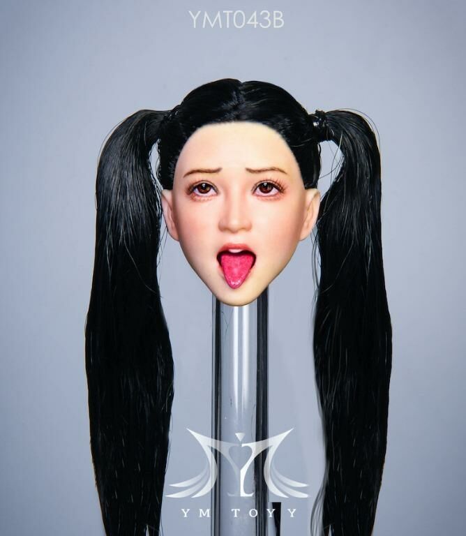 YMTOYS 1/6 吐舌 蜜兒 YMT043 女兵人偶女頭雕