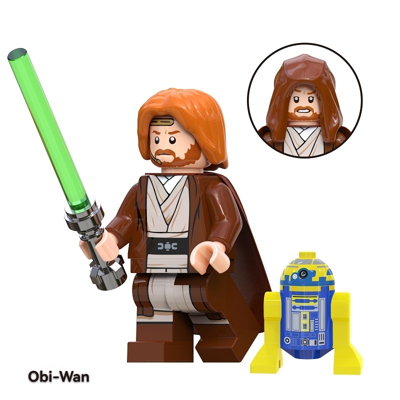 Star Wars Obi Wan Custom Minifigures Minifigs Fit Lego TV6113 TV8103