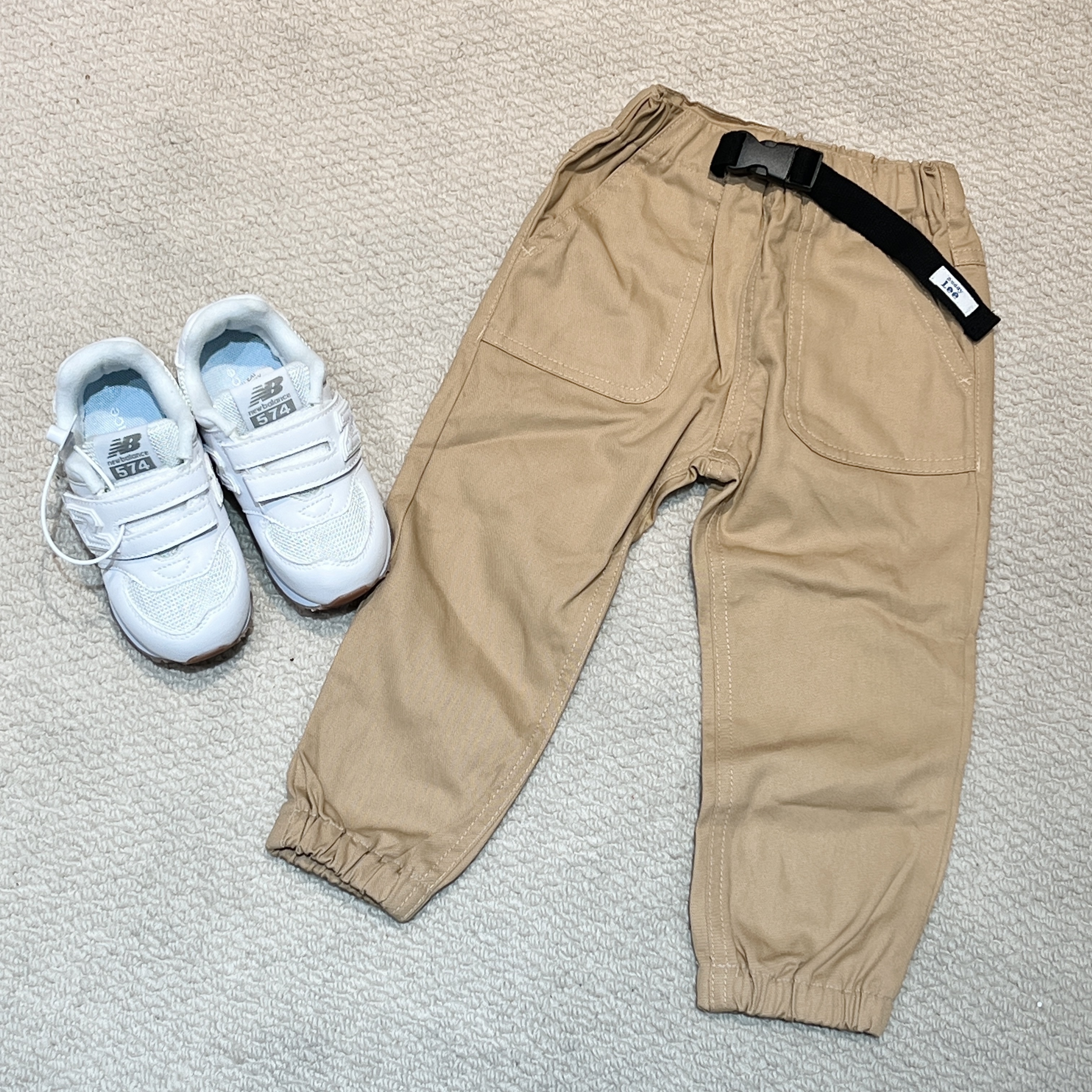 💙𝐁𝐮𝐝𝐝𝐲 𝐋𝐞𝐞 假腰帶扣束腳褲