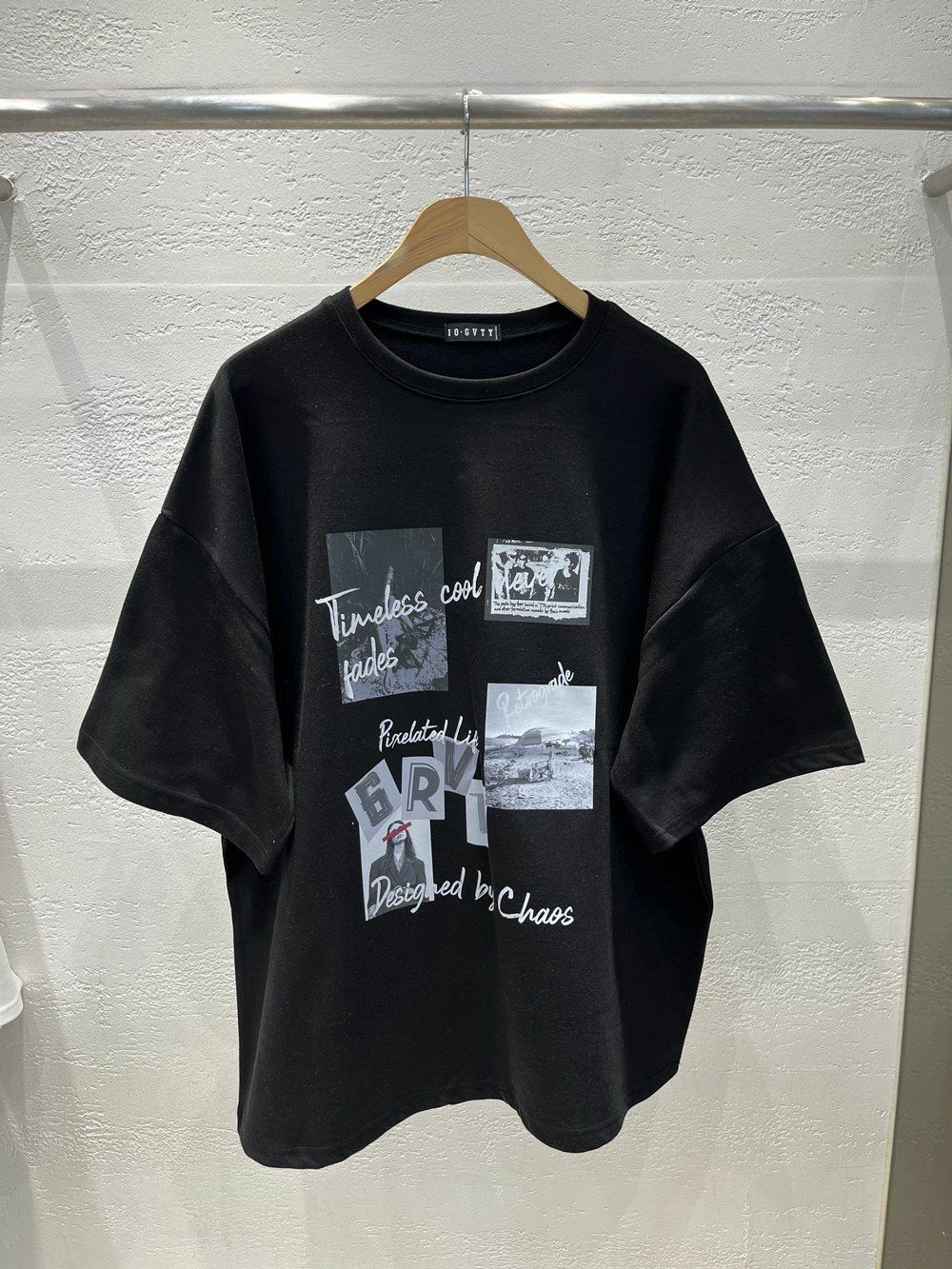 OverSize英文字圖案短袖Tee 10.GVTY-0195T