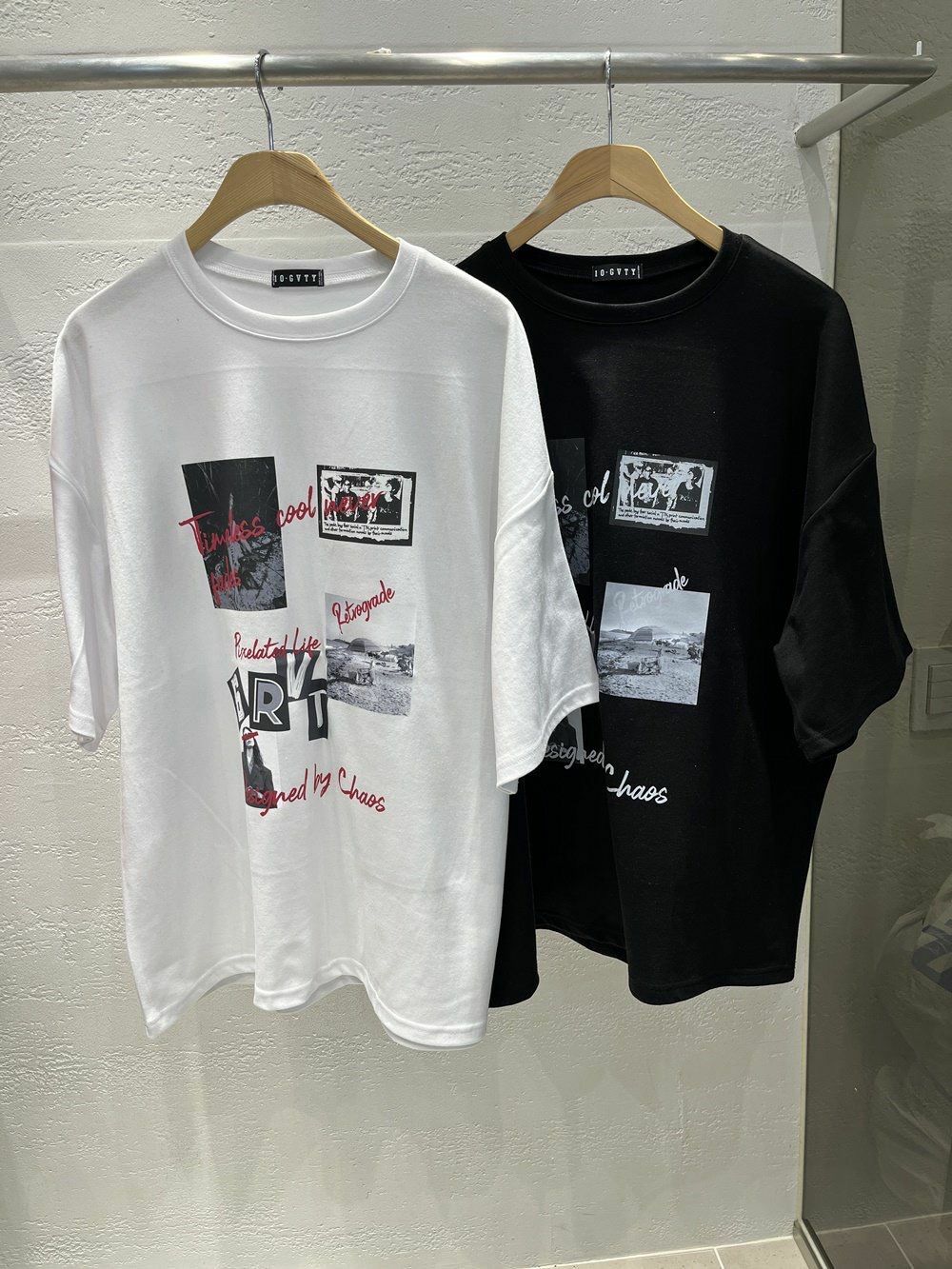 OverSize英文字圖案短袖Tee 10.GVTY-0195T