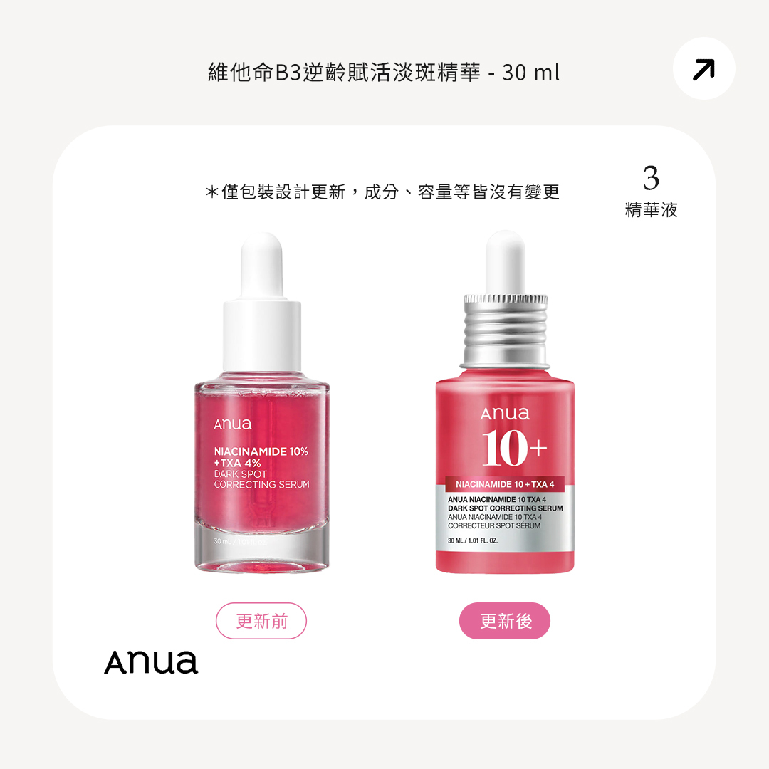 Anua 維他命B3逆齡賦活淡斑精華 30 ml
