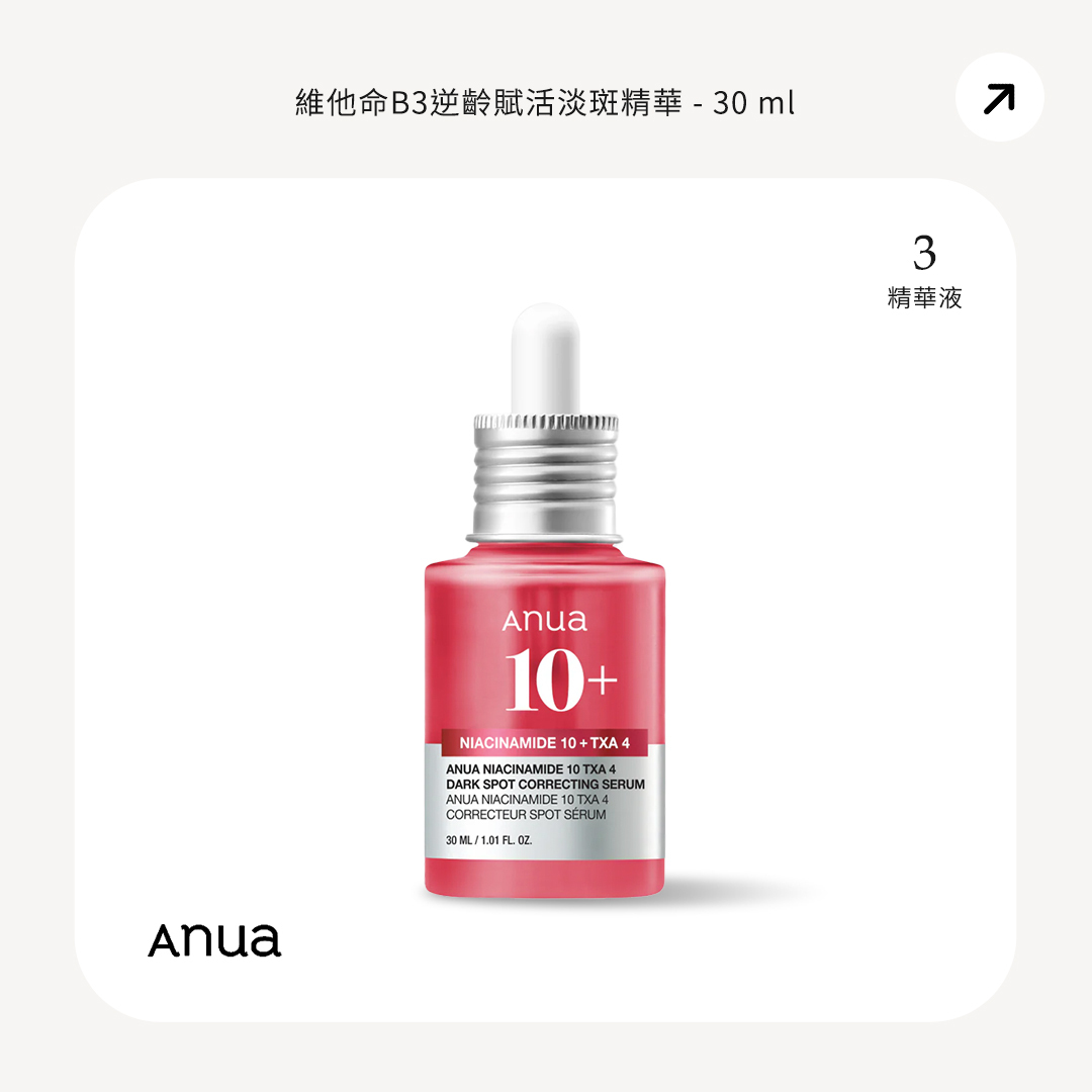 Anua 維他命B3逆齡賦活淡斑精華 30 ml