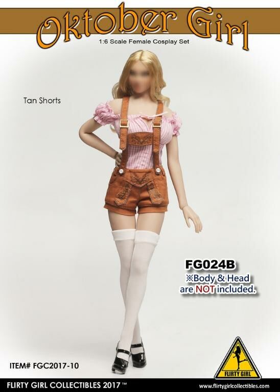 Flirty Girl : 1/6 Oktober Girl - Tan Shorts