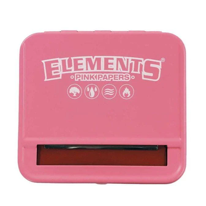 🇪🇸 Elements - Pink Rolling Box 粉紅元素金屬捲煙盒