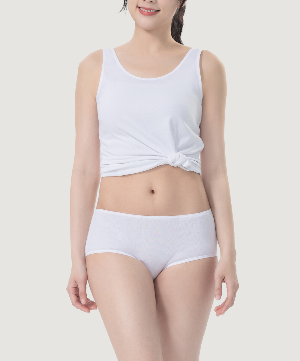 清淨棉 女中腰三角褲 UE061024