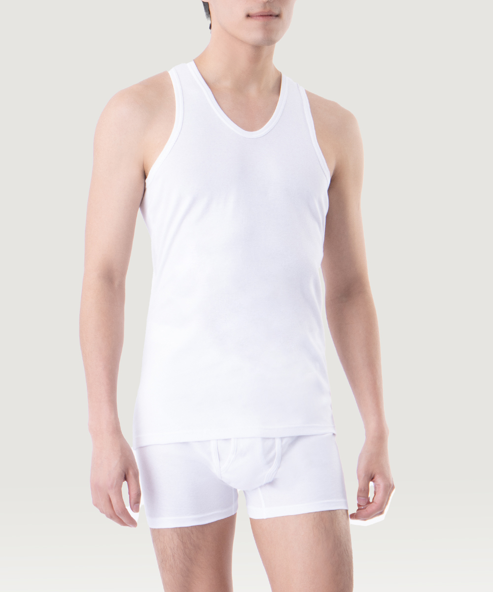 清淨棉 男窄肩背心 UE141024