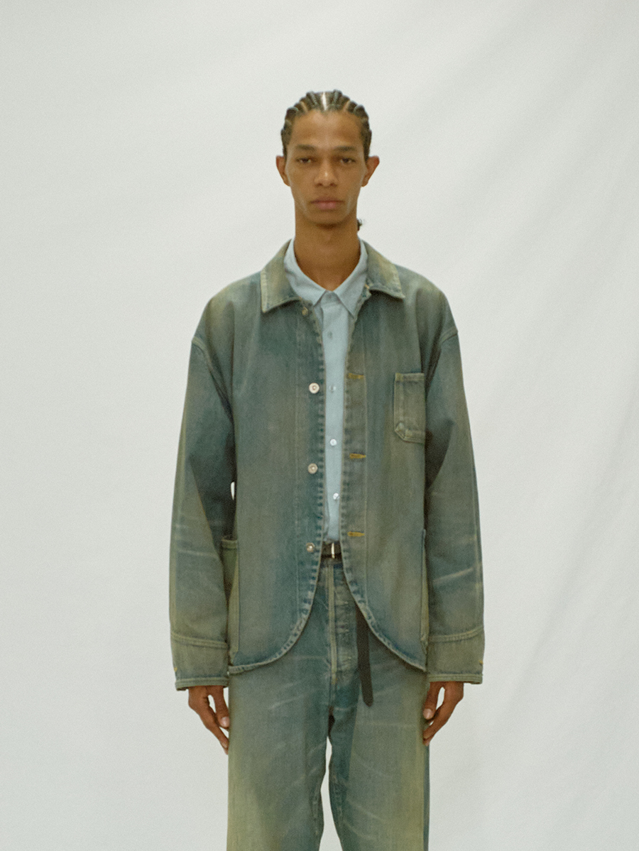 YOKO SAKAMOTO Coverall Vintage Indigo