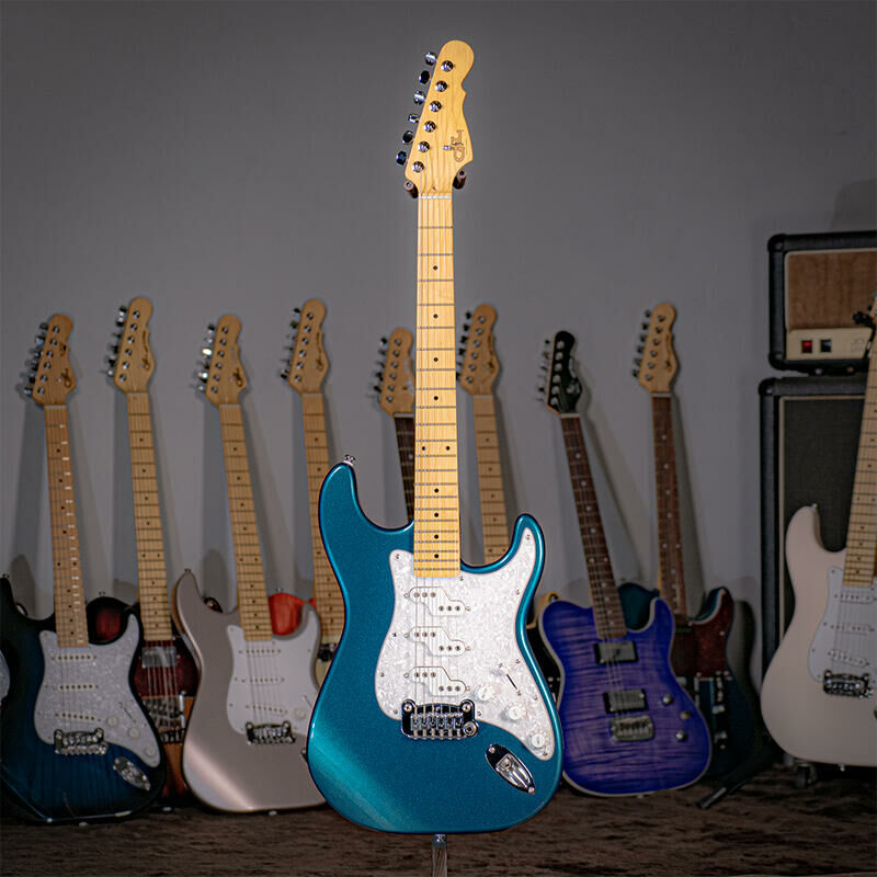 G&L Tribute COMANCHE Emerald Blue Metallic 電吉他