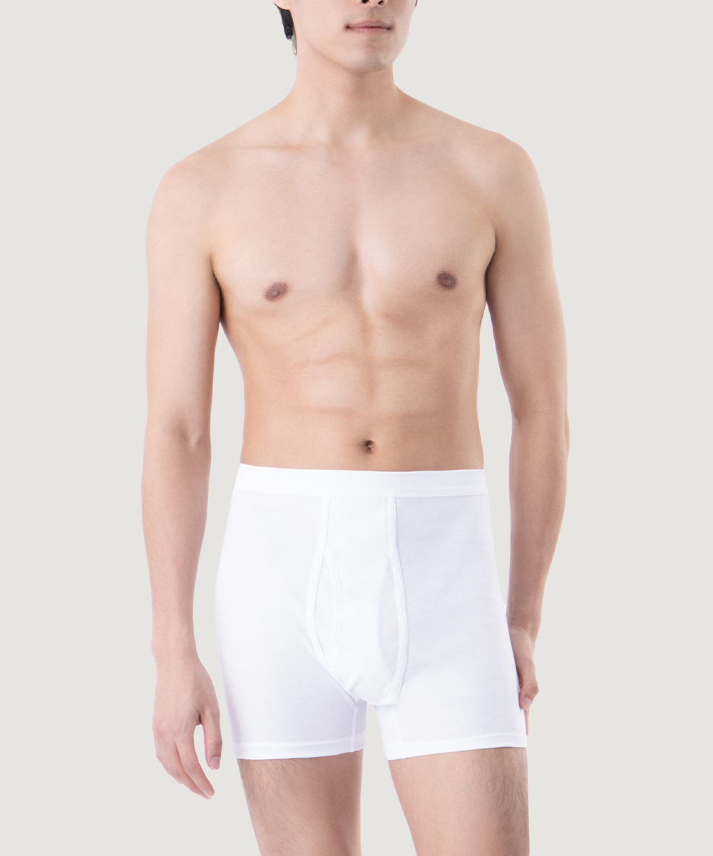 清淨棉 男前開口平口褲 UE170124