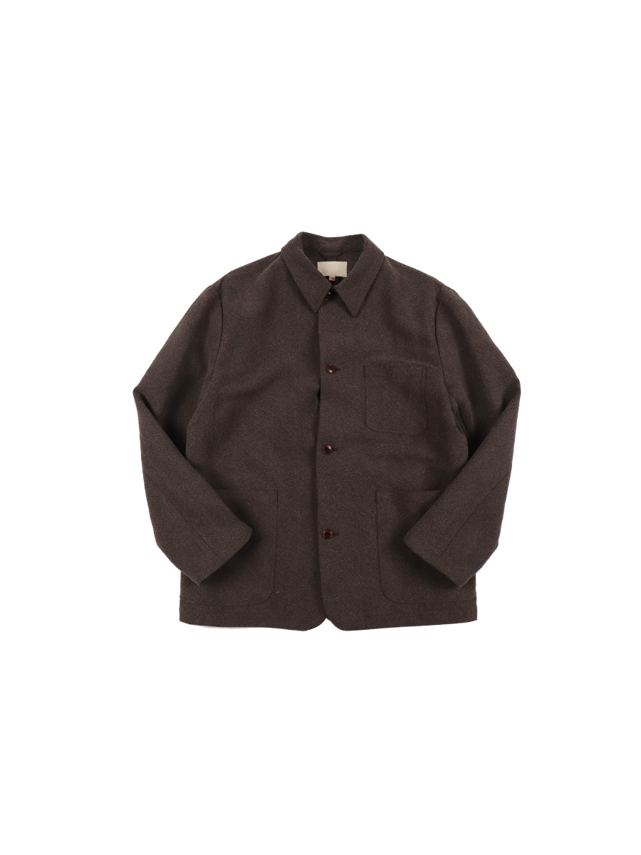 YOKO SAKAMOTO Work Jacket Brown YOKO SAKAMOTO Work Jacket Brown