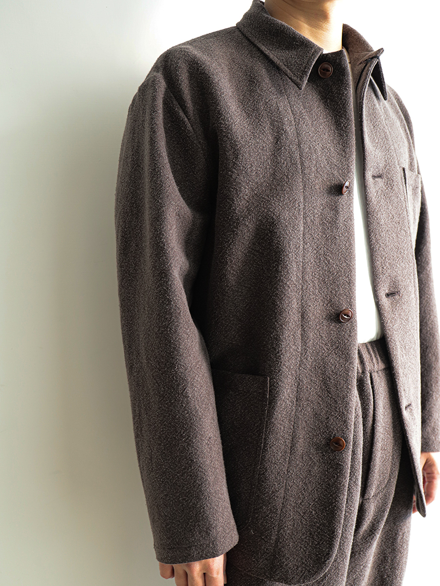 w*迎様 24aw YOKO SAKAMOTO　WORK JACKET - BL Namu Shop - Yoko Sakamoto Quilting Work Jacket - Navy