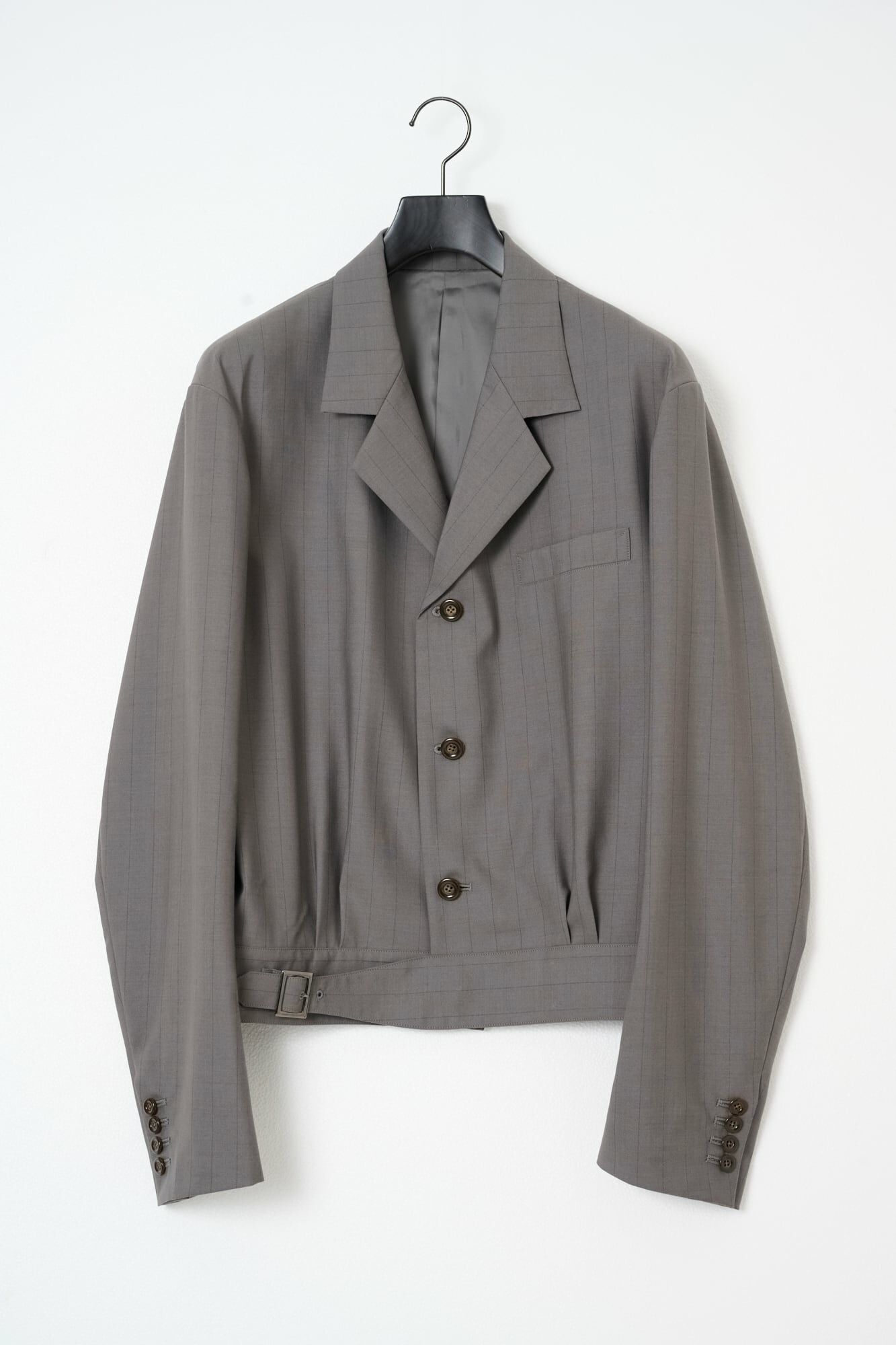 UJOH - 3BS SHORT JACKET / BLACK