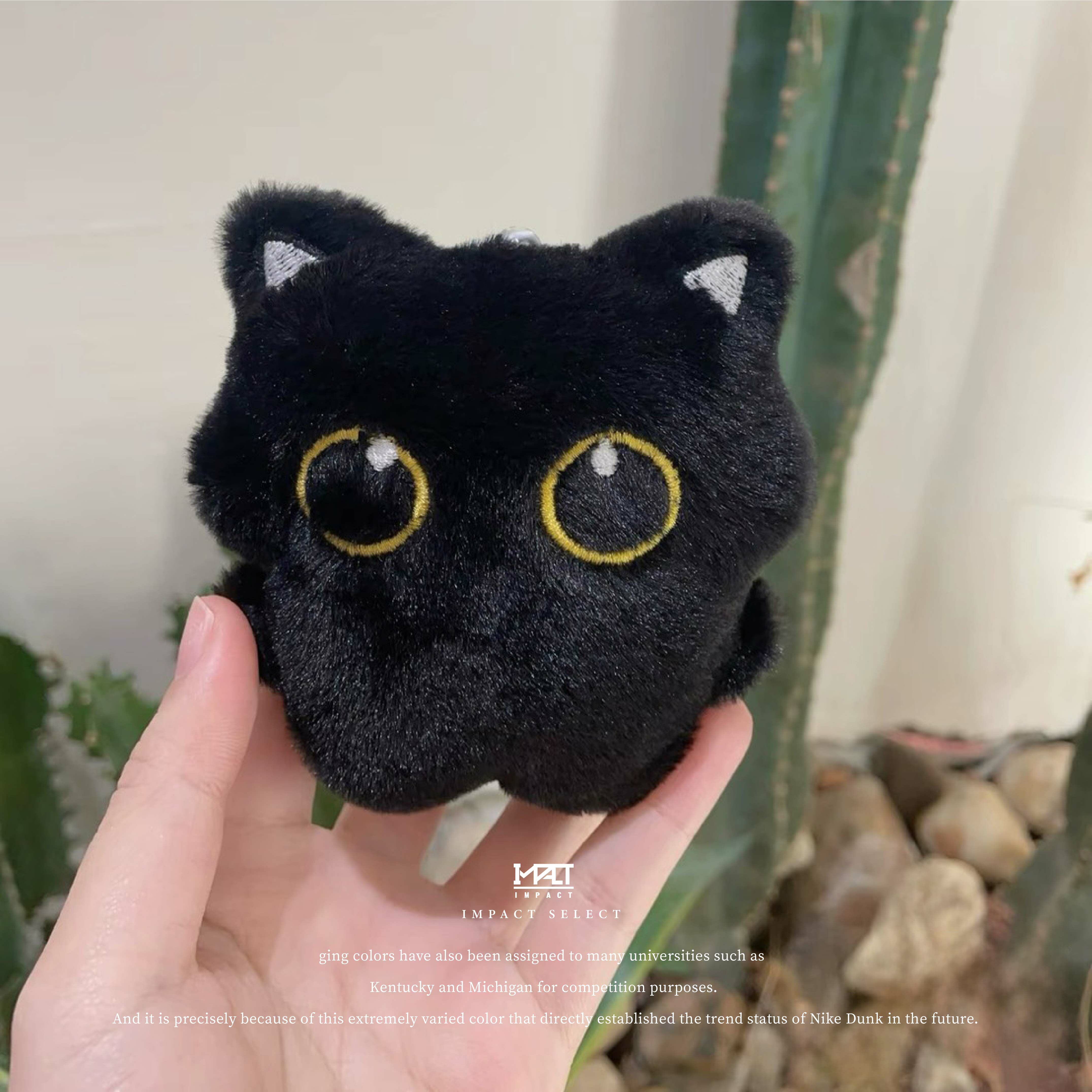 SUYG 小煤球 小黑炭 小貓 貓咪 可愛吊飾 包包 掛件 SUYG-GJ-003