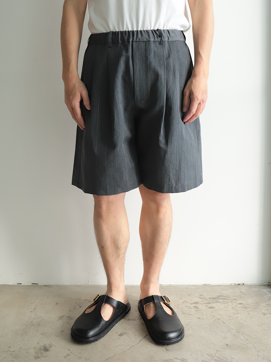 パンツ MASU 20SS pleated shorts 46 Double-Pleated Walk Short | Maus & Hoffman