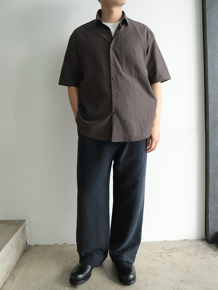 YOKO SAKAMOTO Fit S/S Shirt Brown
